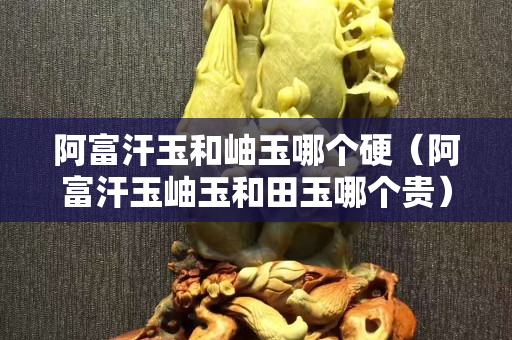 阿富汗玉和岫玉哪個硬（阿富汗玉岫玉和田玉哪個貴）