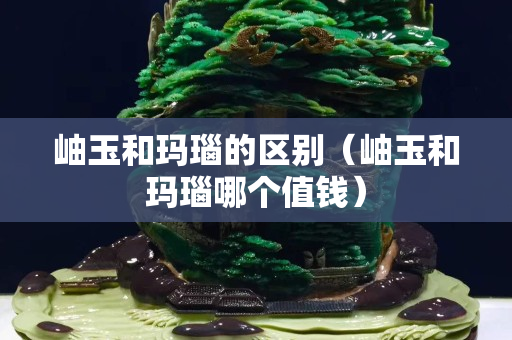 岫玉和瑪瑙的區別（岫玉和瑪瑙哪個值錢）
