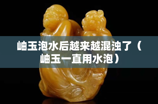 岫玉泡水后越來越混濁了（岫玉一直用水泡）