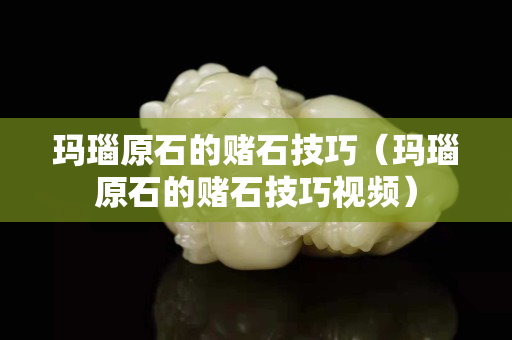 瑪瑙原石的賭石技巧（瑪瑙原石的賭石技巧視頻）