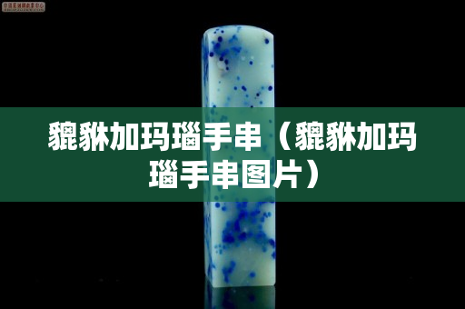 貔貅加瑪瑙手串（貔貅加瑪瑙手串圖片）