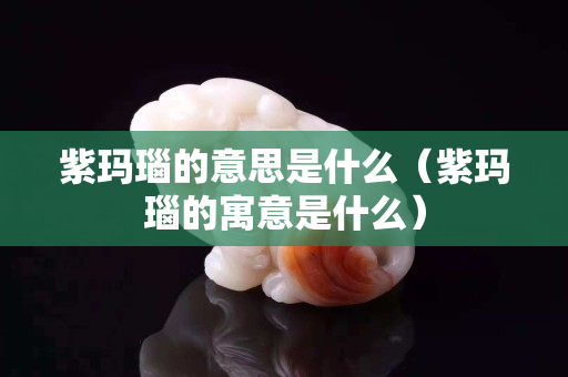 紫瑪瑙的意思是什么（紫瑪瑙的寓意是什么）