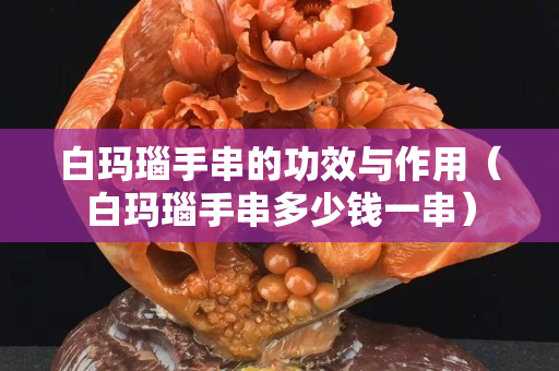 白瑪瑙手串的功效與作用（白瑪瑙手串多少錢一串）