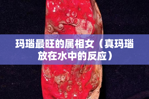 瑪瑙最旺的屬相女（真瑪瑙放在水中的反應）