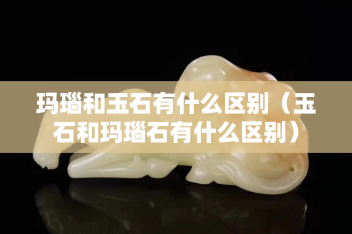 瑪瑙和玉石有什么區別（玉石和瑪瑙石有什么區別）