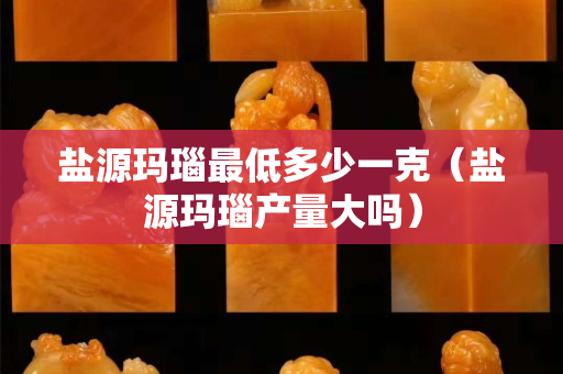 鹽源瑪瑙最低多少一克（鹽源瑪瑙產量大嗎）