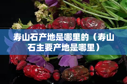 壽山石產(chǎn)地是哪里的（壽山石主要產(chǎn)地是哪里）