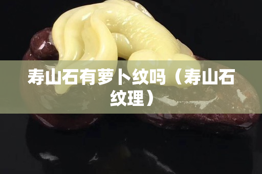 壽山石有蘿卜紋嗎（壽山石紋理）