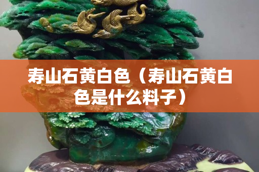 壽山石黃白色（壽山石黃白色是什么料子）