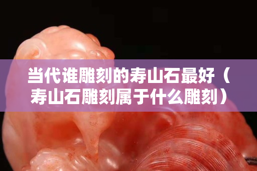 當代誰雕刻的壽山石最好（壽山石雕刻屬于什么雕刻）