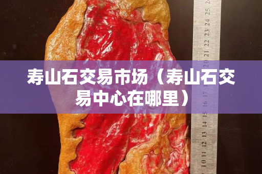 壽山石交易市場（壽山石交易中心在哪里）
