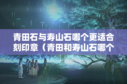 青田石與壽山石哪個更適合刻印章（青田和壽山石哪個做印章好）