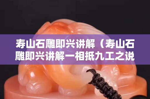 壽山石雕即興講解（壽山石雕即興講解一相抵九工之說）
