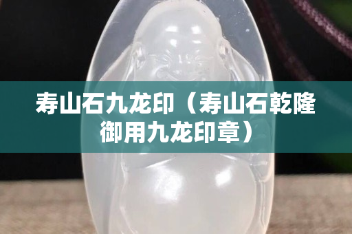 壽山石九龍印（壽山石乾隆御用九龍印章）