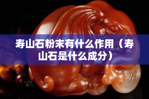 壽山石粉末有什么作用（壽山石是什么成分）