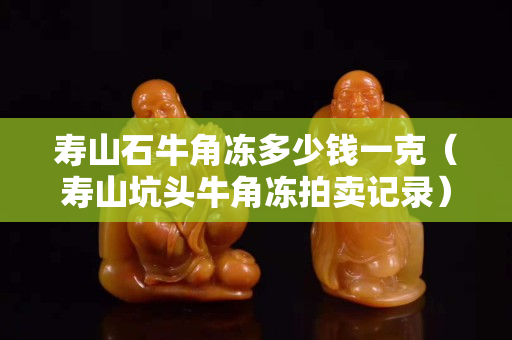 壽山石牛角凍多少錢(qián)一克（壽山坑頭牛角凍拍賣(mài)記錄）