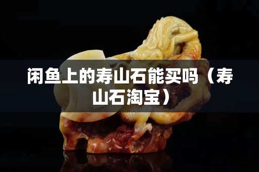 閑魚上的壽山石能買嗎（壽山石淘寶）