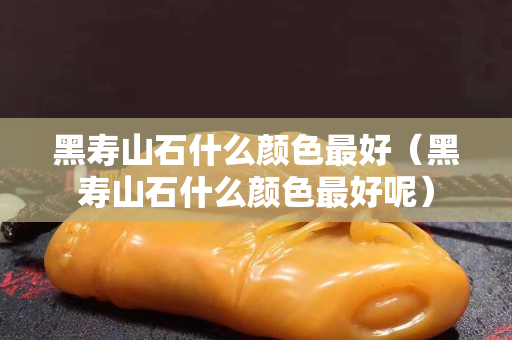 黑壽山石什么顏色最好（黑壽山石什么顏色最好呢）