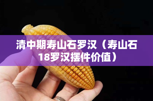 清中期壽山石羅漢（壽山石18羅漢擺件價值）