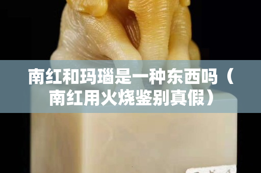 南紅和瑪瑙是一種東西嗎（南紅用火燒鑒別真假）