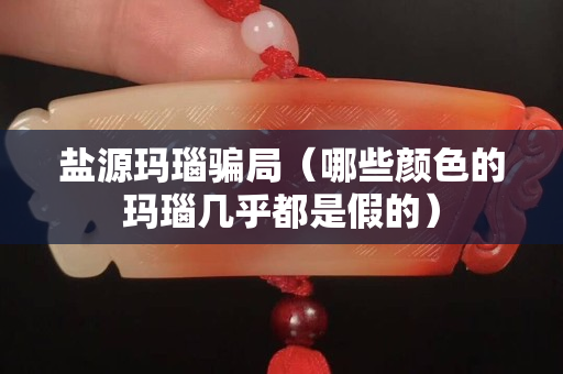 鹽源瑪瑙騙局（哪些顏色的瑪瑙幾乎都是假的）