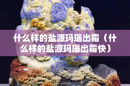 什么樣的鹽源瑪瑙出霜（什么樣的鹽源瑪瑙出霜快）