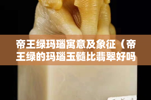 帝王綠瑪瑙寓意及象征（帝王綠的瑪瑙玉髓比翡翠好嗎？）