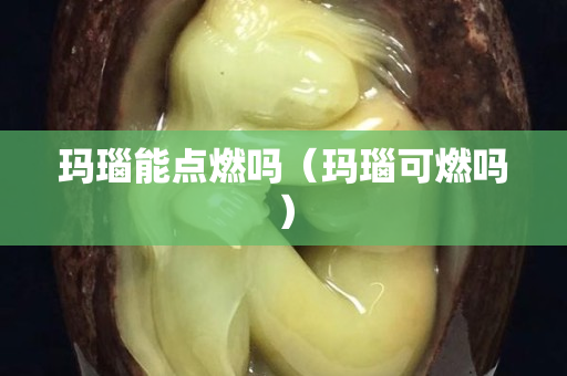 瑪瑙能點(diǎn)燃嗎（瑪瑙可燃嗎）