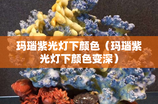 瑪瑙紫光燈下顏色（瑪瑙紫光燈下顏色變深）