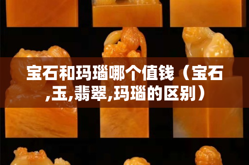 寶石和瑪瑙哪個值錢（寶石,玉,翡翠,瑪瑙的區別）