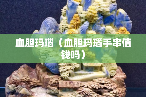 血膽瑪瑙（血膽瑪瑙手串值錢嗎）