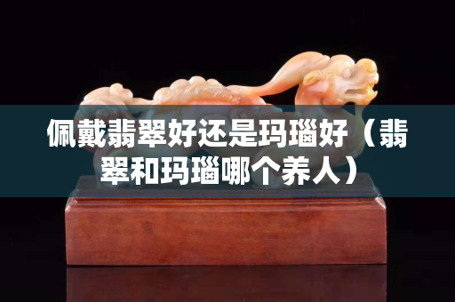 佩戴翡翠好還是瑪瑙好（翡翠和瑪瑙哪個養人）