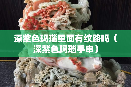 深紫色瑪瑙里面有紋路嗎（深紫色瑪瑙手串）