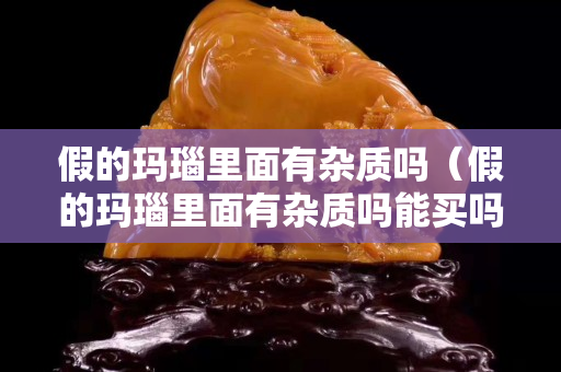 假的瑪瑙里面有雜質(zhì)嗎（假的瑪瑙里面有雜質(zhì)嗎能買嗎）