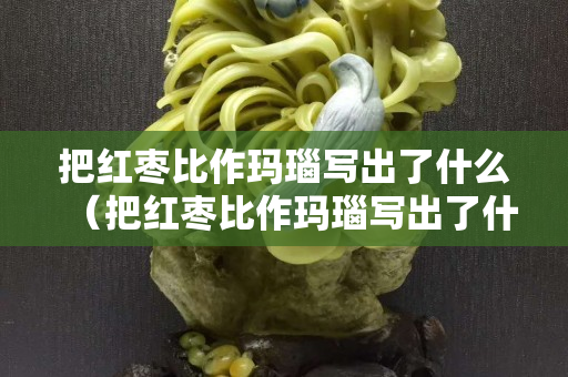 把紅棗比作瑪瑙寫出了什么（把紅棗比作瑪瑙寫出了什么樣的特點）
