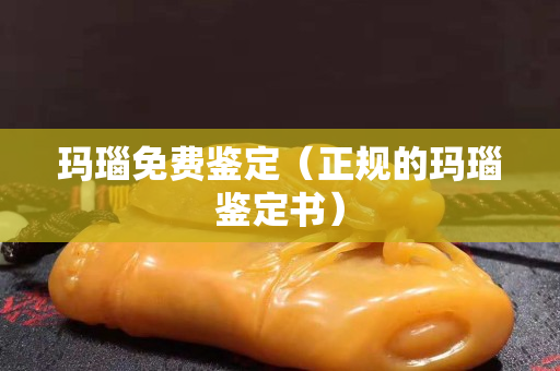 瑪瑙免費(fèi)鑒定（正規(guī)的瑪瑙鑒定書(shū)）