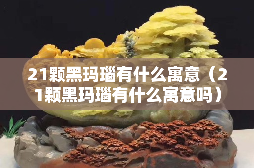 21顆黑瑪瑙有什么寓意（21顆黑瑪瑙有什么寓意嗎）