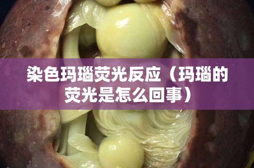 染色瑪瑙熒光反應（瑪瑙的熒光是怎么回事）