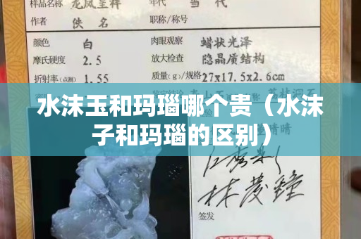 水沫玉和瑪瑙哪個貴（水沫子和瑪瑙的區別）
