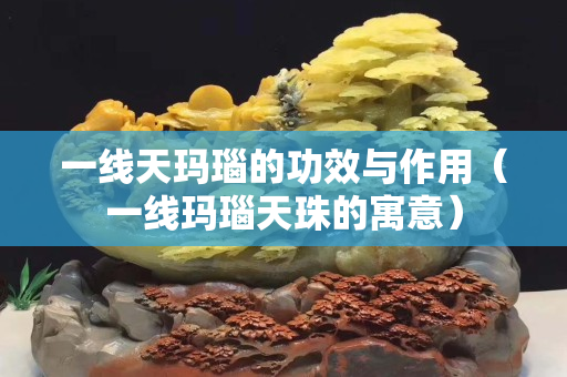 一線天瑪瑙的功效與作用（一線瑪瑙天珠的寓意）