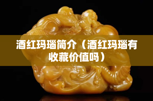 酒紅瑪瑙簡介（酒紅瑪瑙有收藏價值嗎）