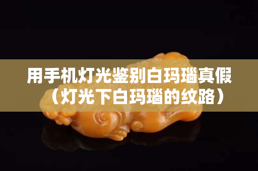 用手機(jī)燈光鑒別白瑪瑙真假（燈光下白瑪瑙的紋路）