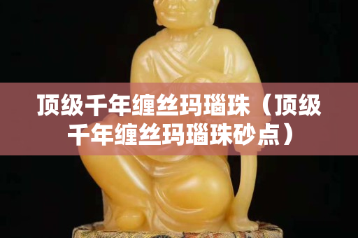 頂級千年纏絲瑪瑙珠（頂級千年纏絲瑪瑙珠砂點）