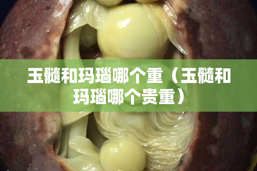 玉髓和瑪瑙哪個重（玉髓和瑪瑙哪個貴重）