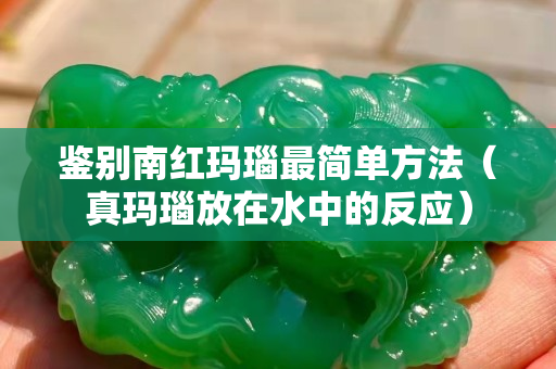 鑒別南紅瑪瑙最簡單方法（真瑪瑙放在水中的反應）