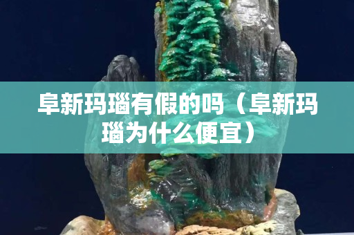 阜新瑪瑙有假的嗎（阜新瑪瑙為什么便宜）