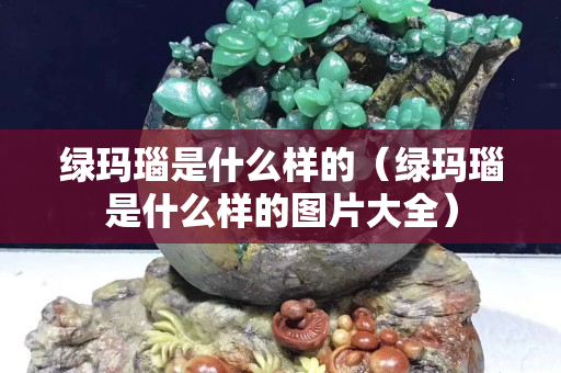 綠瑪瑙是什么樣的（綠瑪瑙是什么樣的圖片大全）