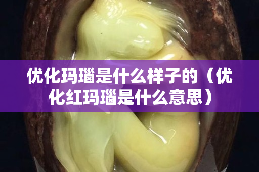 優(yōu)化瑪瑙是什么樣子的（優(yōu)化紅瑪瑙是什么意思）