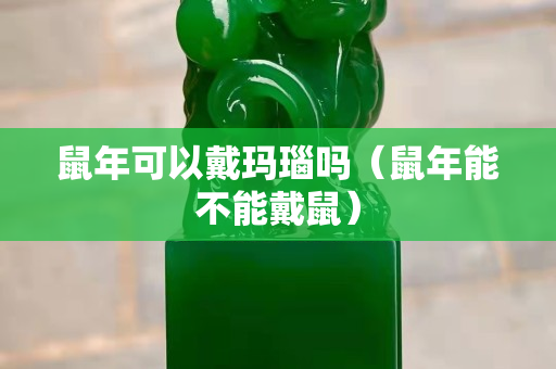 鼠年可以戴瑪瑙嗎（鼠年能不能戴鼠）