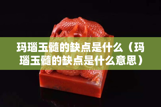 瑪瑙玉髓的缺點(diǎn)是什么（瑪瑙玉髓的缺點(diǎn)是什么意思）
